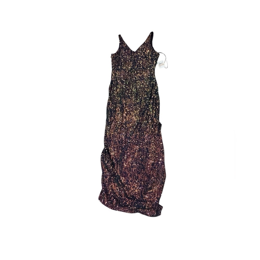 Night Way Collections Elegant sequin Navy Gown Multiple size 12 16W